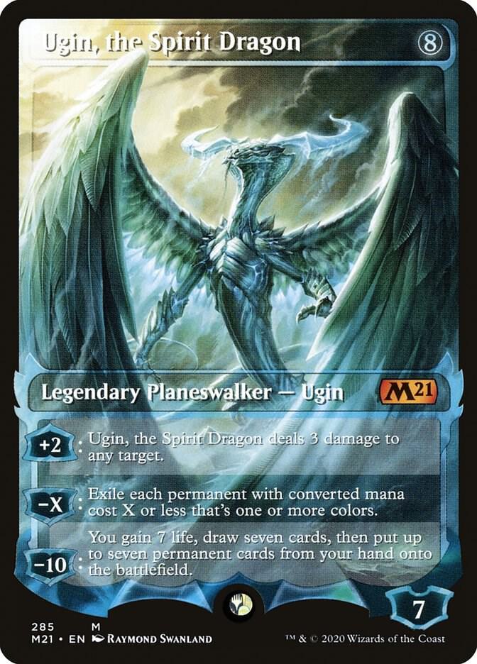 Ugin, the Spirit Dragon (Showcase) [Core Set 2021] 285
