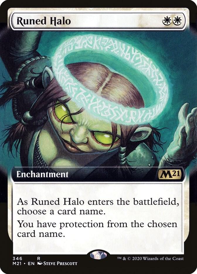 Runed Halo (Extended Art) [Core Set 2021] 346