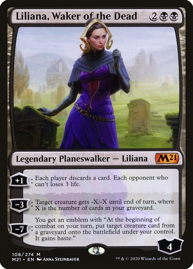 Liliana, Waker of the Dead [Core Set 2021] 108