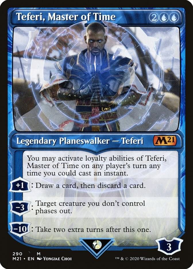 Teferi, Master of Time (Showcase) (290) [Core Set 2021] 290