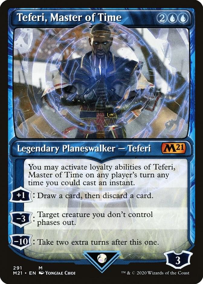 Teferi, Master of Time (Showcase) (291) [Core Set 2021] 291