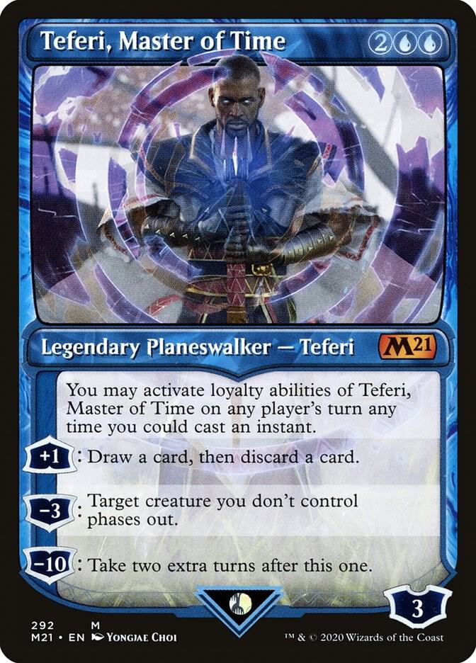 Teferi, Master of Time (Showcase) (292) [Core Set 2021] 292