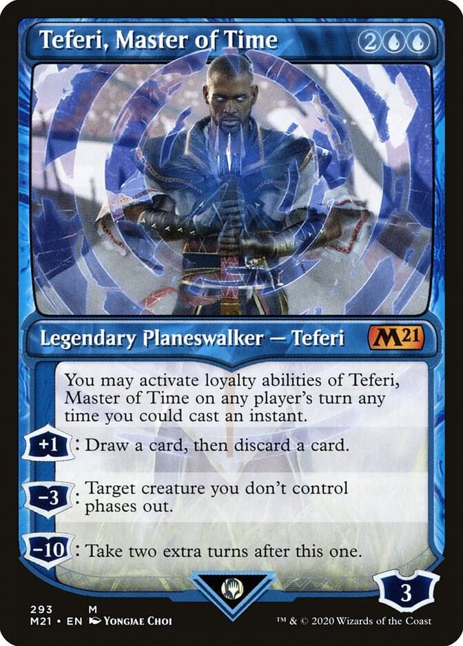 Teferi, Master of Time (Showcase) (293) [Core Set 2021] 293