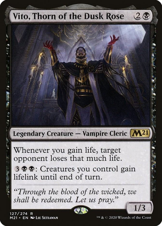 Vito, Thorn of the Dusk Rose [Core Set 2021] 127