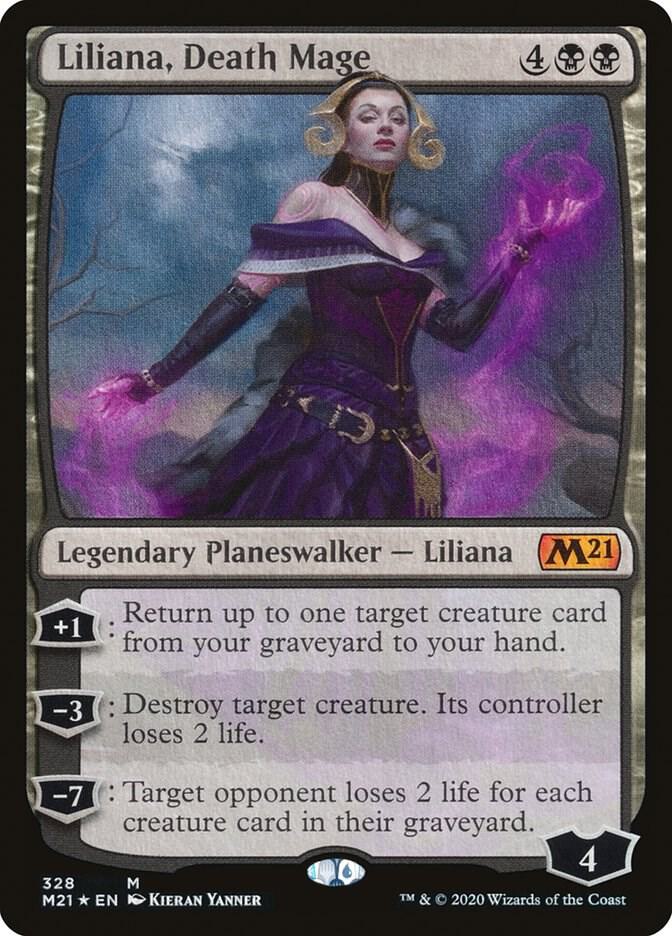 Liliana, Death Mage [Core Set 2021] 328