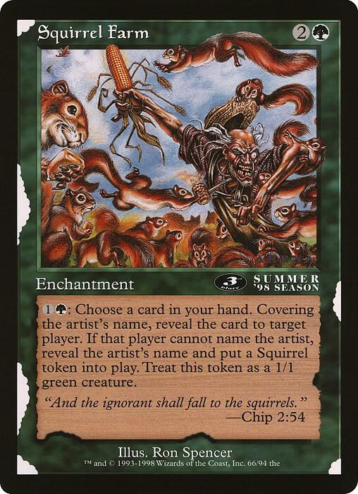 Squirrel Farm (3rd Place) (Arena League) [Oversize Cards] 66