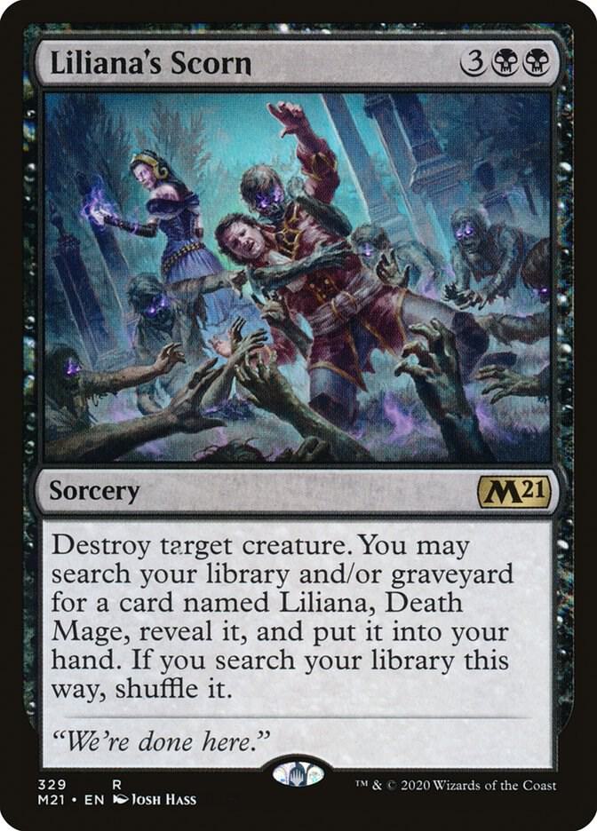 Liliana's Scorn [Core Set 2021] 329