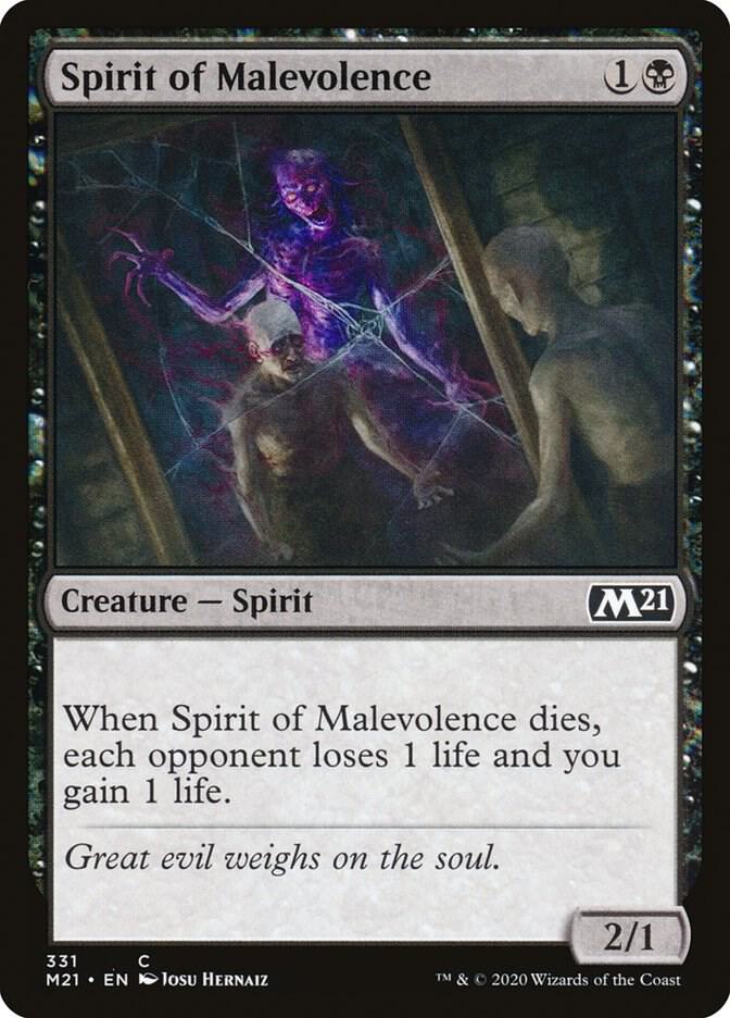 Spirit of Malevolence [Core Set 2021] 331