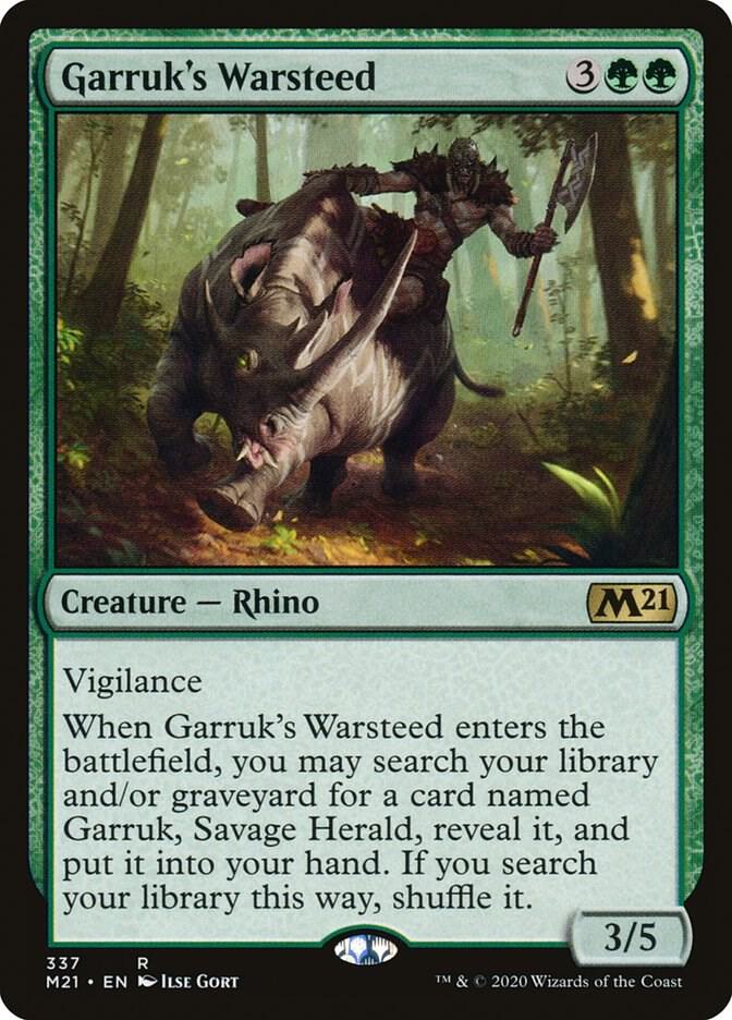 Garruk's Warsteed [Core Set 2021] 337
