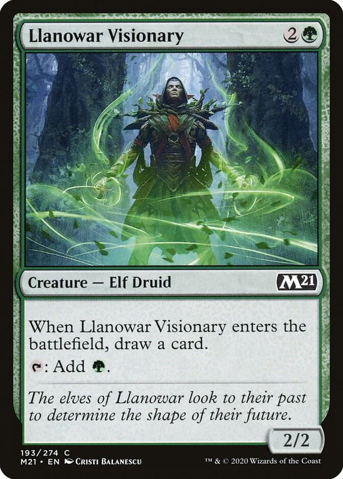 Llanowar Visionary [Core Set 2021] 193