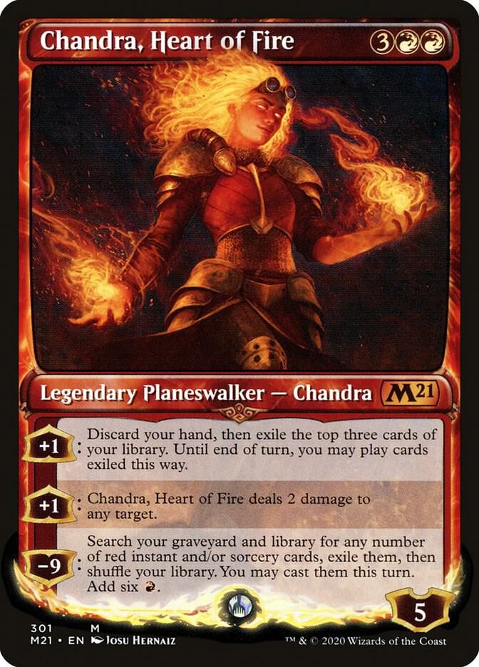 Chandra, Heart of Fire (Showcase) [Core Set 2021] 301