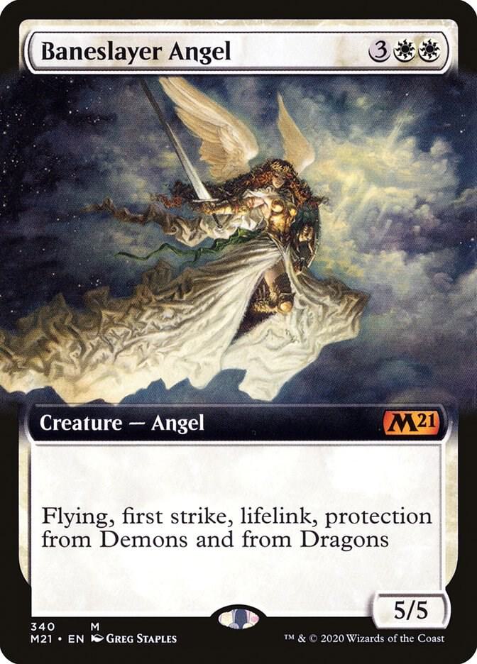 Baneslayer Angel (Extended Art) [Core Set 2021] 340