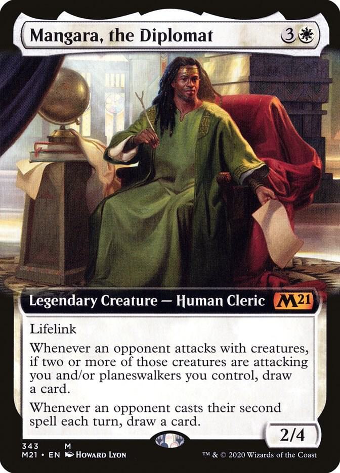Mangara, the Diplomat (Extended Art) [Core Set 2021] 343
