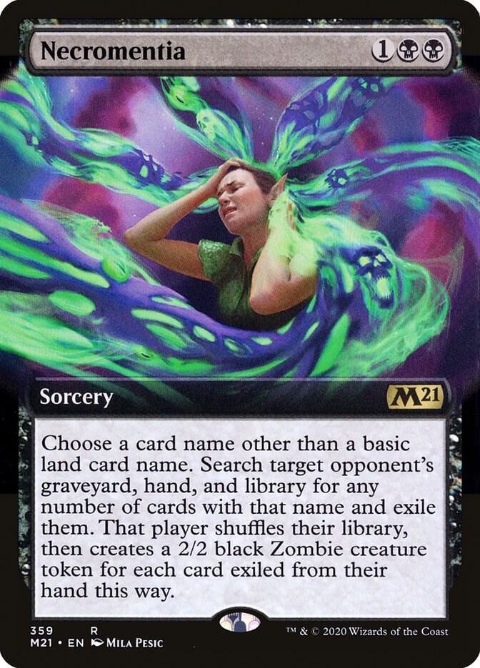 Necromentia (Extended Art) [Core Set 2021] 359