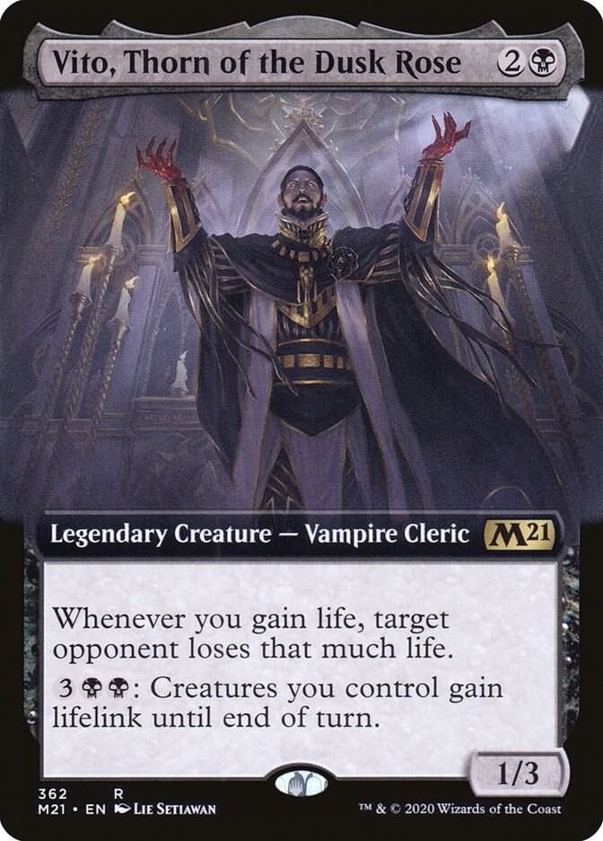 Vito, Thorn of the Dusk Rose (Extended Art) [Core Set 2021] 362