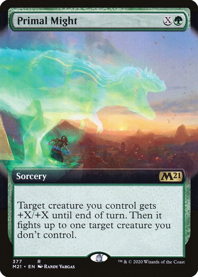 Primal Might (Extended Art) [Core Set 2021] 377