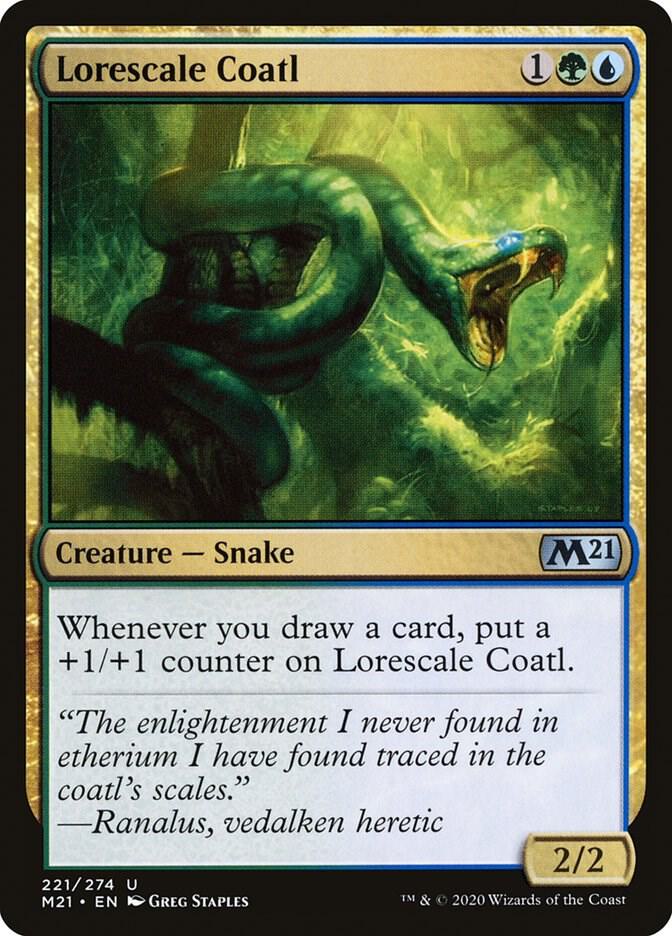 Lorescale Coatl [Core Set 2021] 221