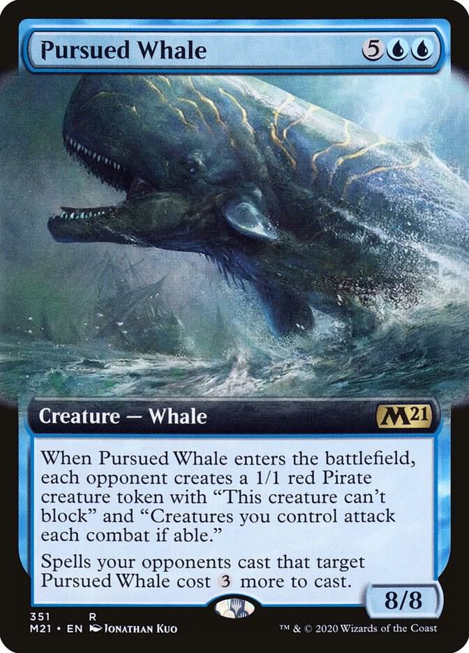 Pursued Whale (Extended Art) [Core Set 2021] 351