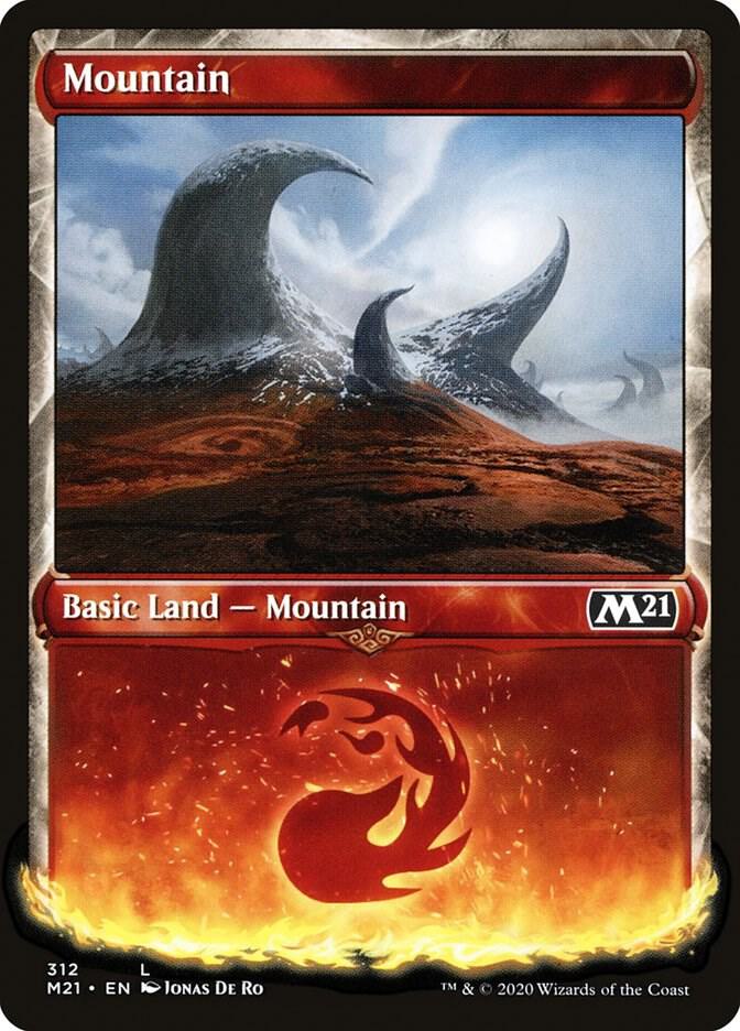 Mountain (Showcase) [Core Set 2021] 312
