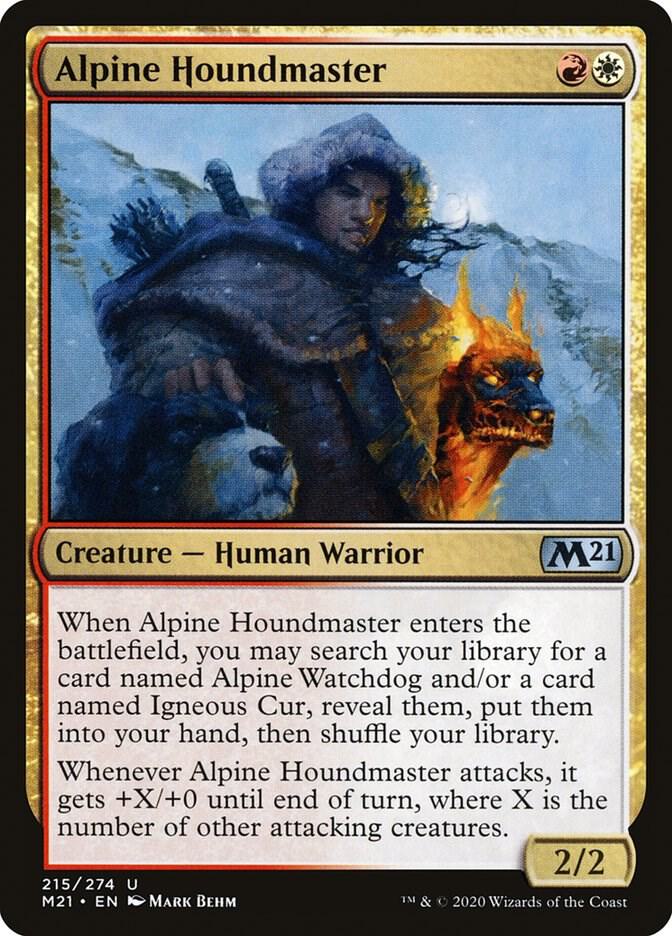 Alpine Houndmaster [Core Set 2021] 215