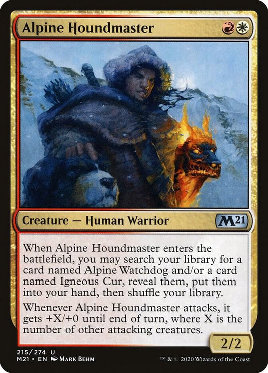 Alpine Houndmaster [Core Set 2021] 215