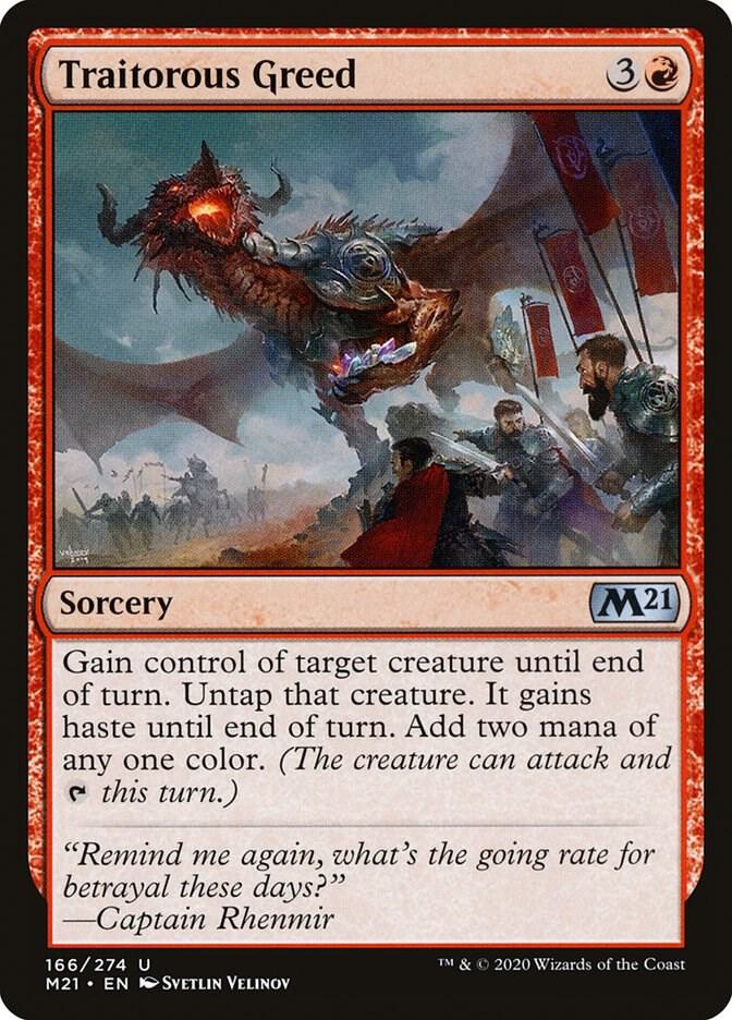 Traitorous Greed [Core Set 2021] 166