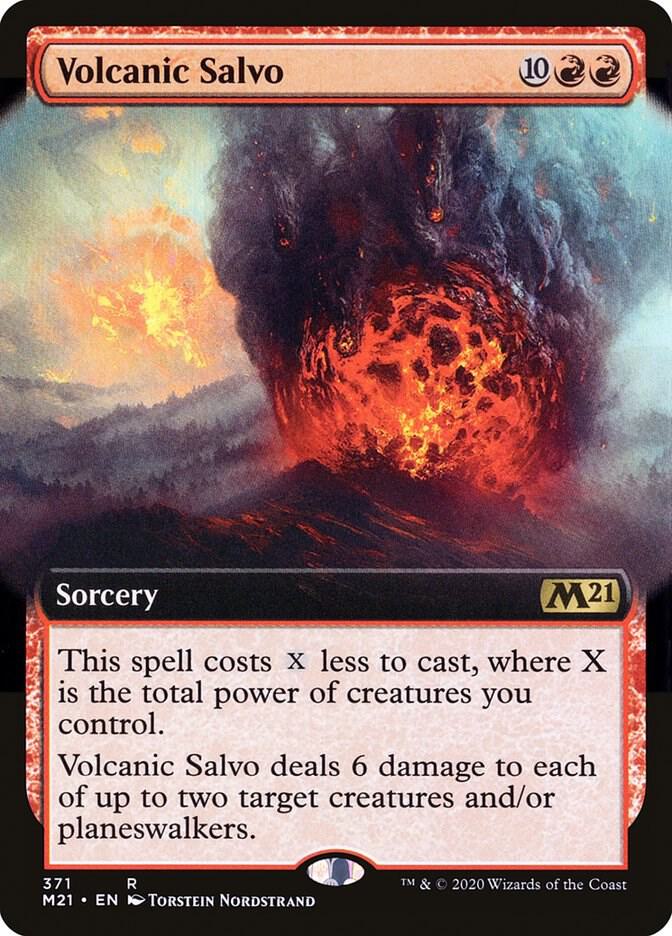 Volcanic Salvo (Extended Art) [Core Set 2021] 371