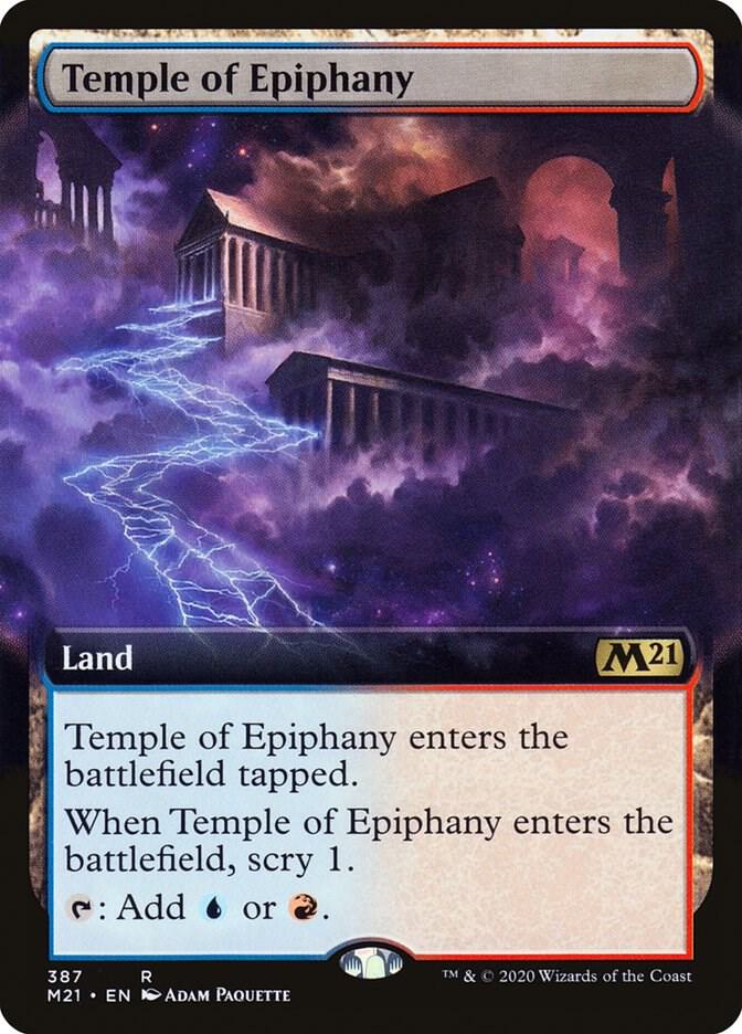 Temple of Epiphany (Extended Art) [Core Set 2021] 387