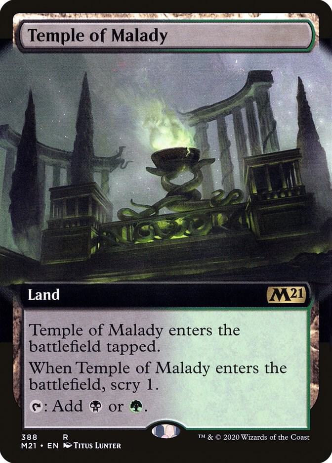 Temple of Malady (Extended Art) [Core Set 2021] 388