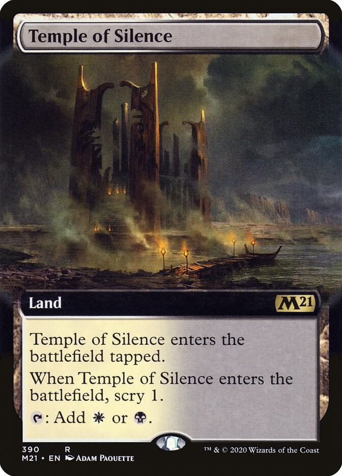 Temple of Silence (Extended Art) [Core Set 2021] 390