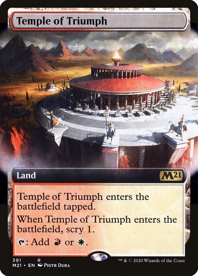 Temple of Triumph (Extended Art) [Core Set 2021] 391