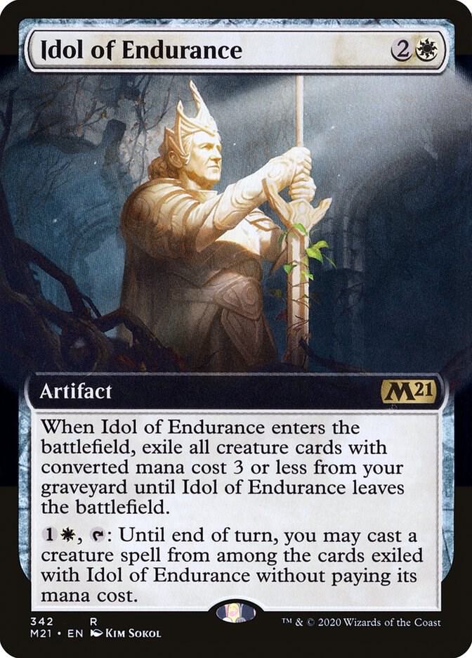 Idol of Endurance (Extended Art) [Core Set 2021] 342