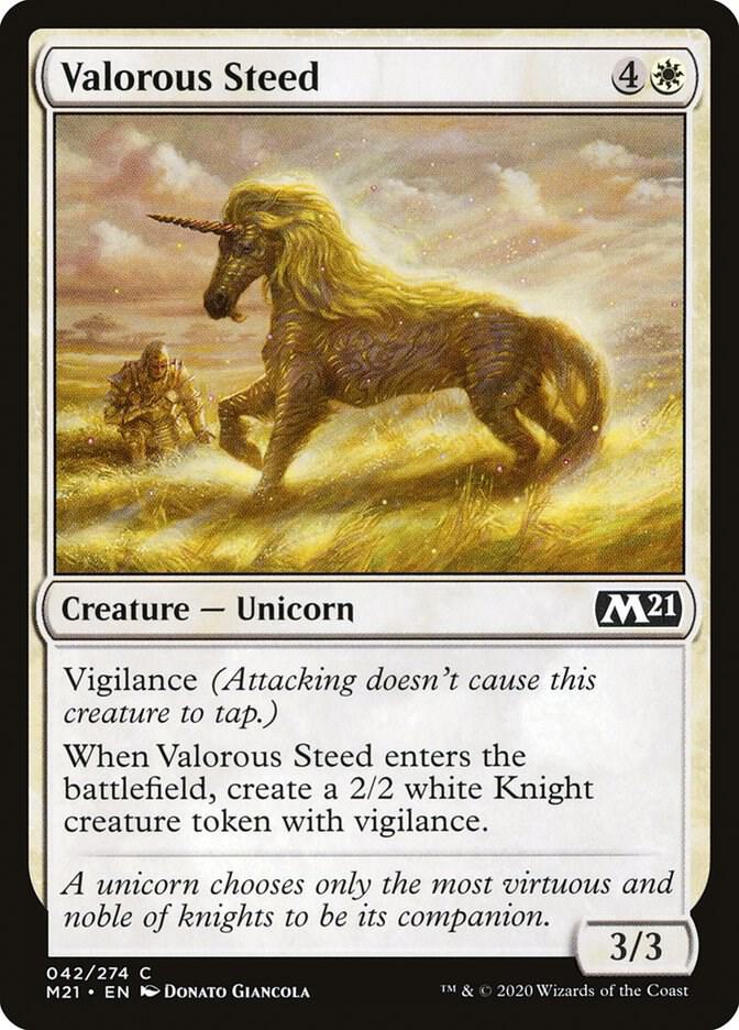 Valorous Steed [Core Set 2021] 42