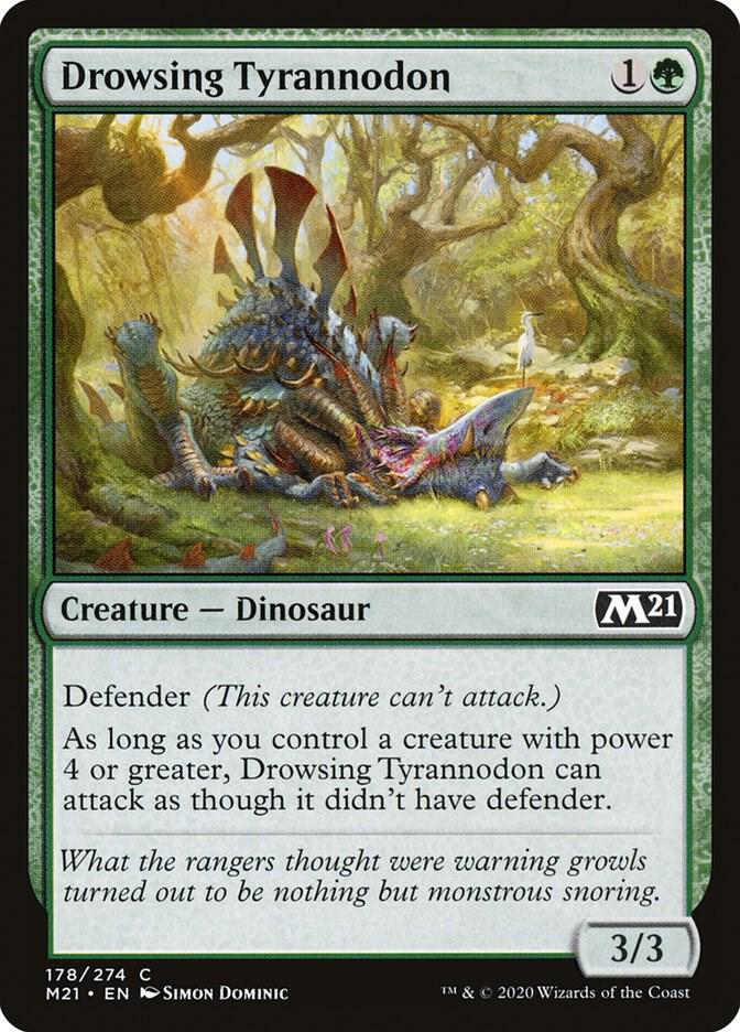 Drowsing Tyrannodon [Core Set 2021] 178