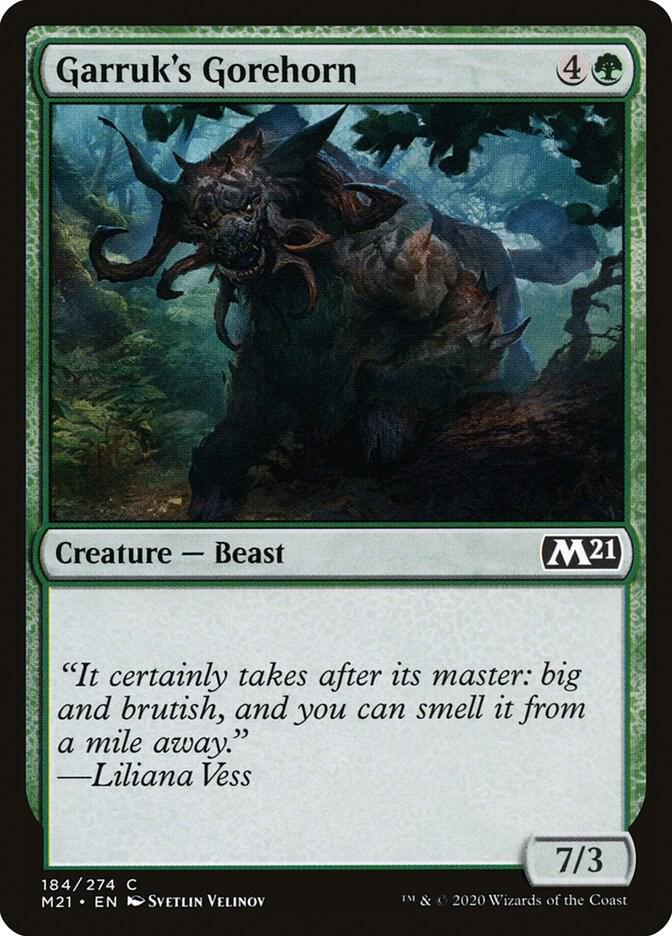 Garruk's Gorehorn [Core Set 2021] 184