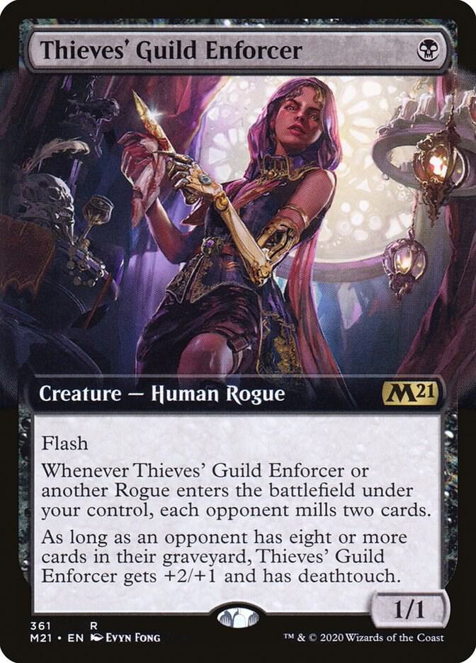 Thieves' Guild Enforcer (Extended Art) [Core Set 2021] 361
