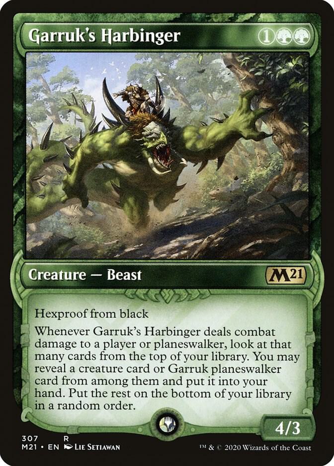 Garruk's Harbinger (Showcase) [Core Set 2021] 307