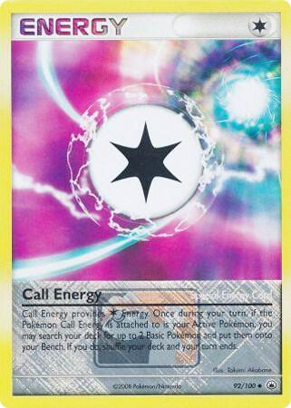 Call Energy - 92/100 (League Promo) [League & Championship Cards] 092/100