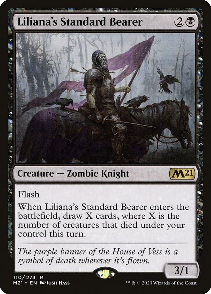 Liliana's Standard Bearer [Core Set 2021] 110
