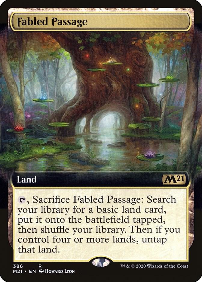 Fabled Passage (Extended Art) [Core Set 2021] 386
