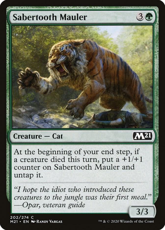 Sabertooth Mauler [Core Set 2021] 202