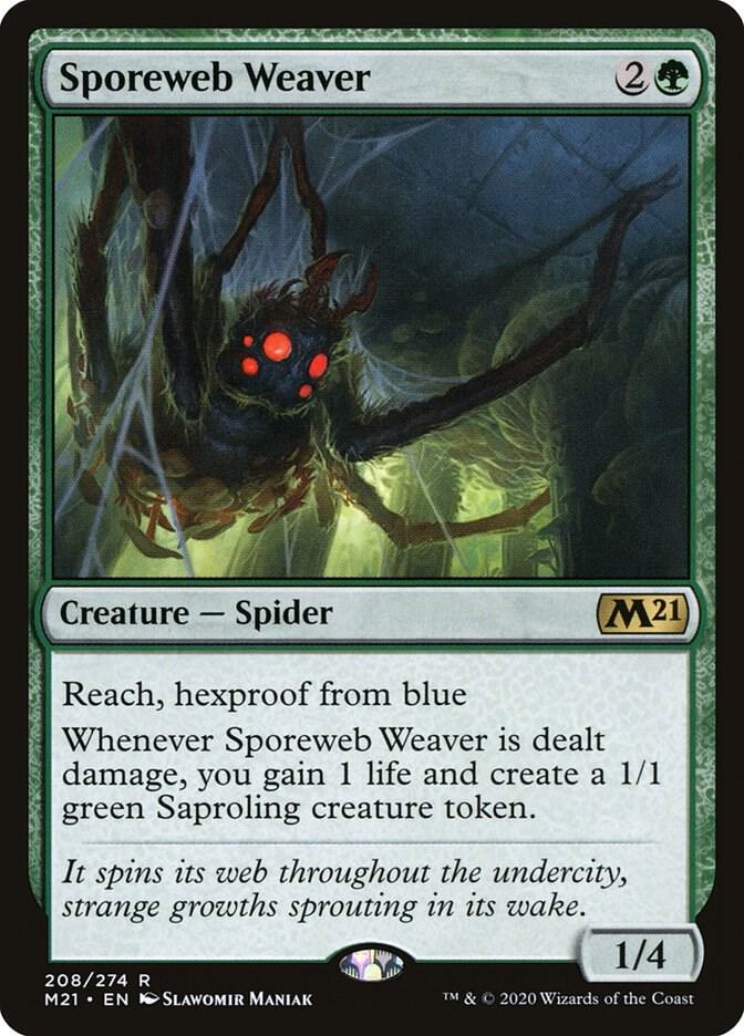 Sporeweb Weaver [Core Set 2021] 208