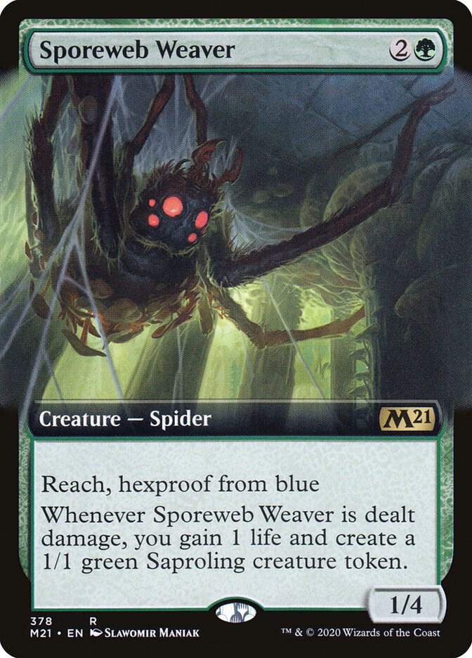 Sporeweb Weaver (Extended Art) [Core Set 2021] 378
