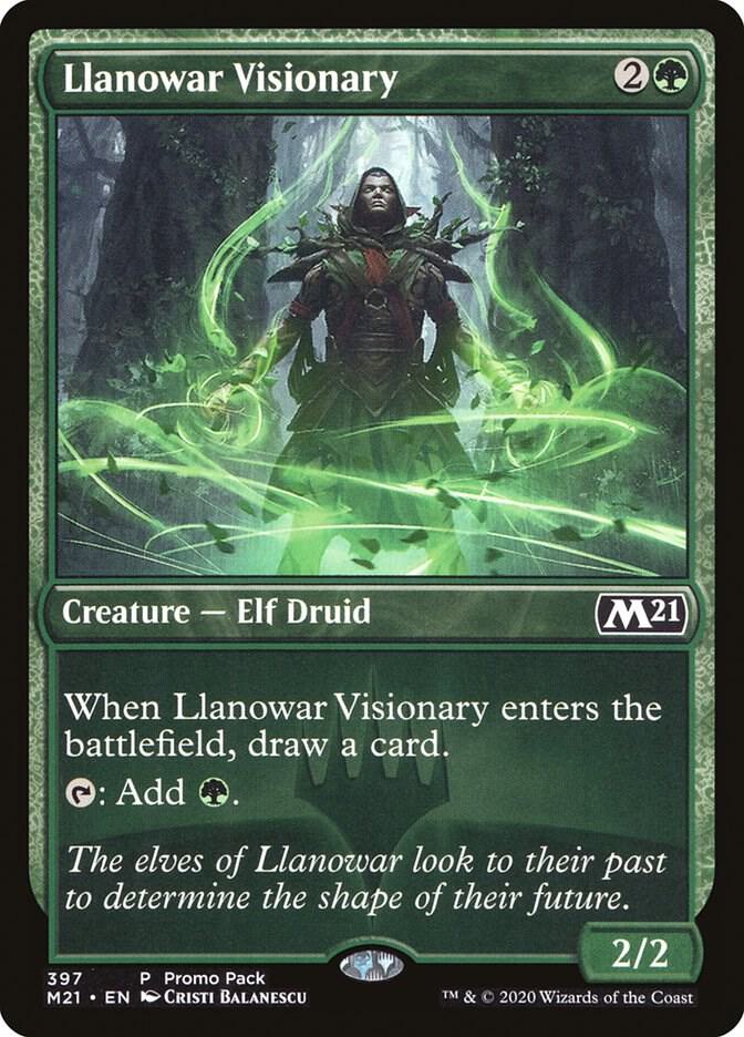 Llanowar Visionary [Promo Pack: Core Set 2021] 397