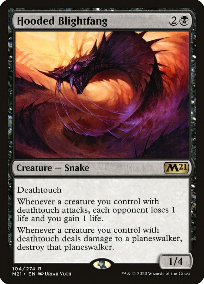Hooded Blightfang [Core Set 2021] 104
