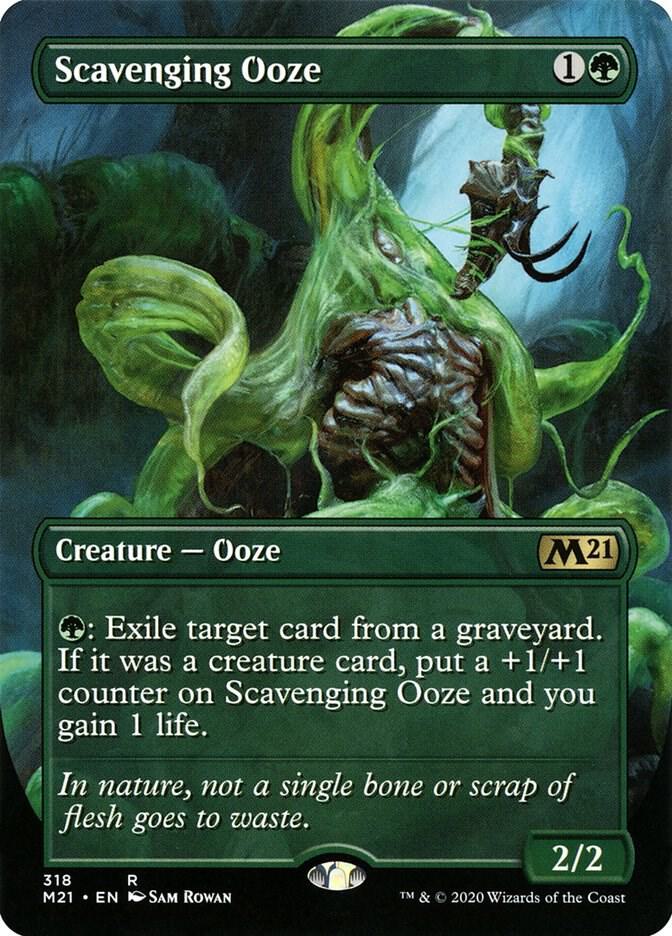Scavenging Ooze (Alternate Art) [Core Set 2021] 318