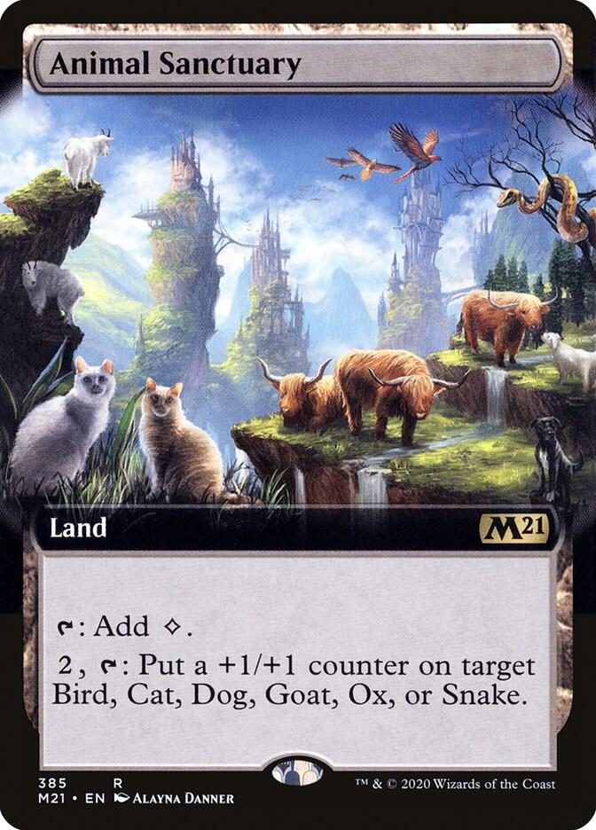 Animal Sanctuary (Extended Art) [Core Set 2021] 385