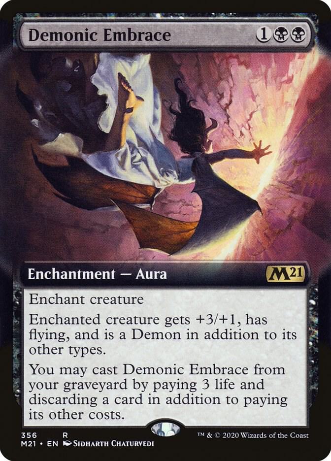 Demonic Embrace (Extended Art) [Core Set 2021] 356