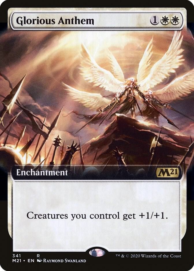 Glorious Anthem (Extended Art) [Core Set 2021] 341