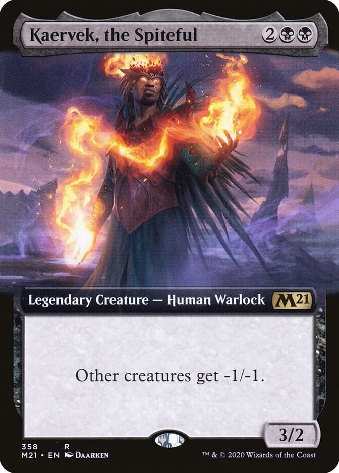 Kaervek, the Spiteful (Extended Art) [Core Set 2021] 358
